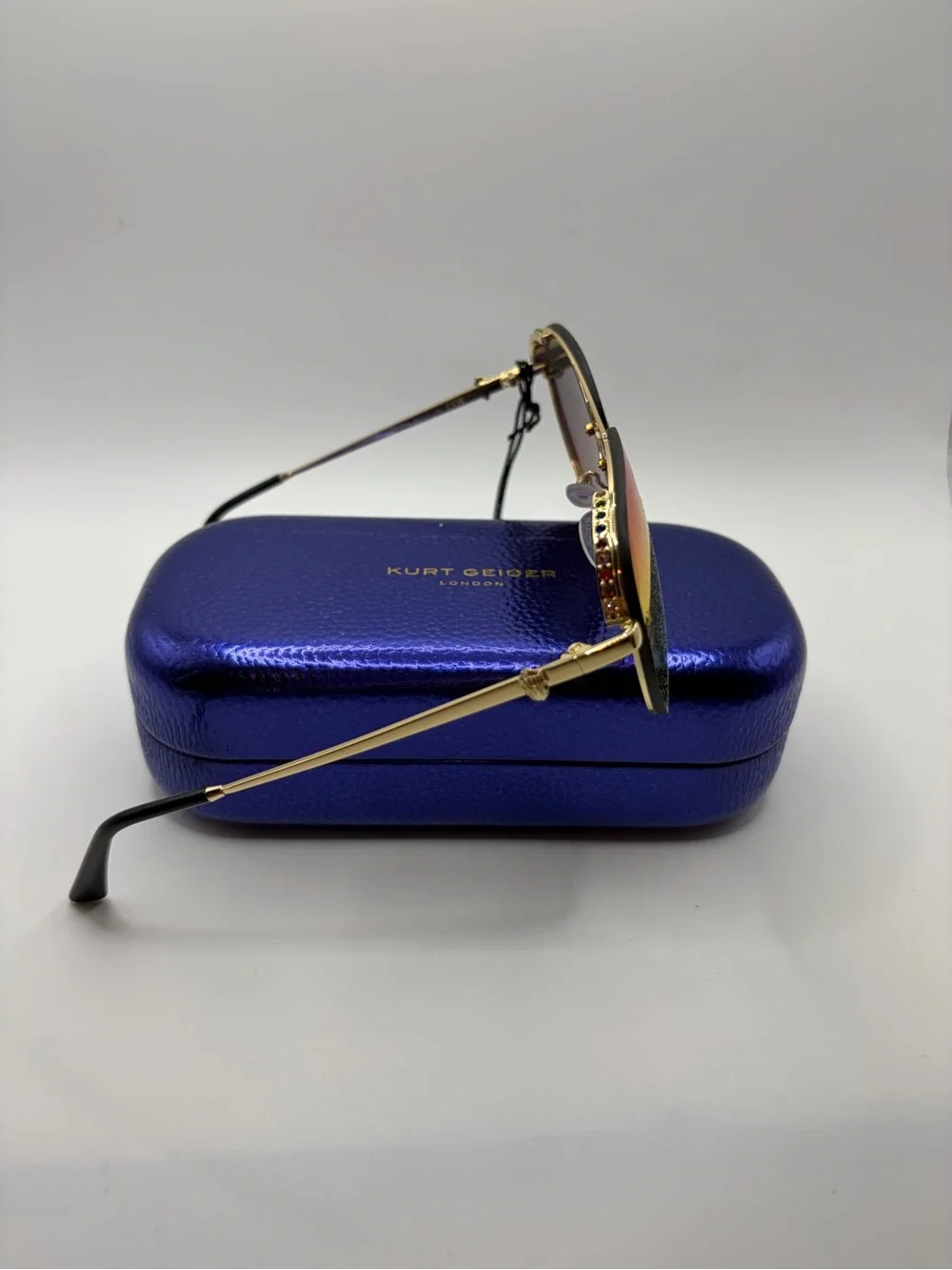 Kurt Geiger  Aviator Sunglasses with Jewels